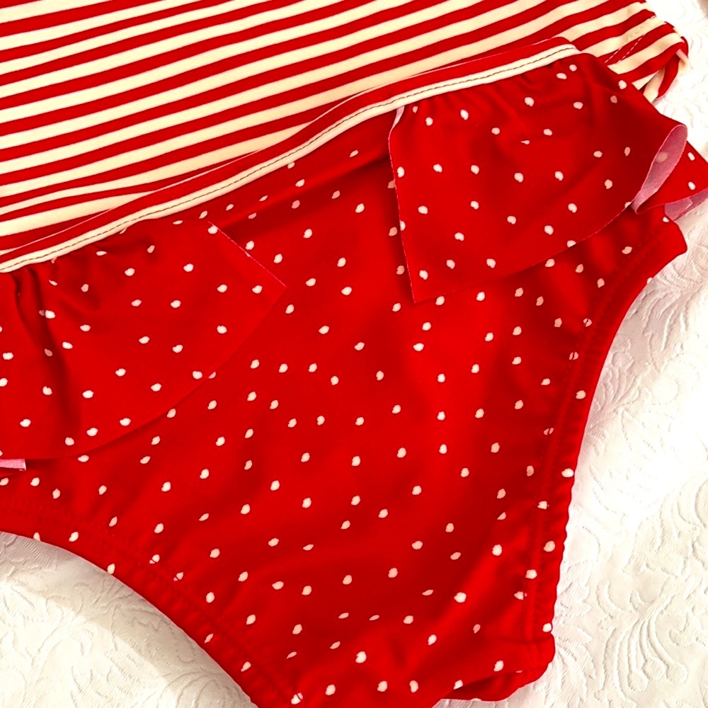RASGAURD- RACING RED JESSICA SIMPSON 24month - Picture 6 of 9